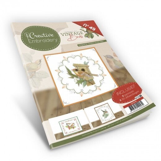 CB10049 creative embroidery - vintage birds