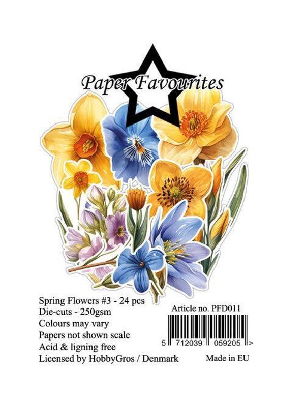 PFD011 die-cuts - spring flowers 3
