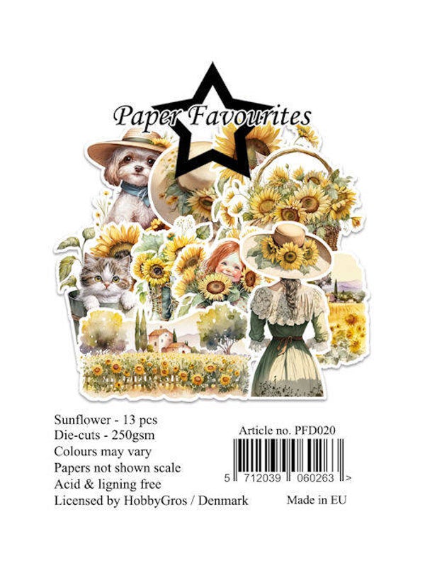 PFD020 die-cuts - sunflower