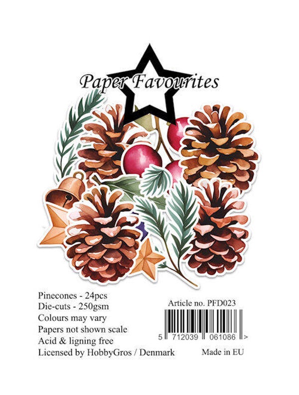 PFD023 die-cuts - pinecones