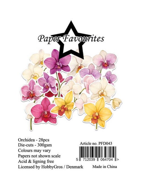 PFD043 die-cuts - orchidae