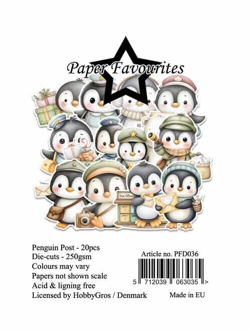 PFD036 die-cuts - penguin post