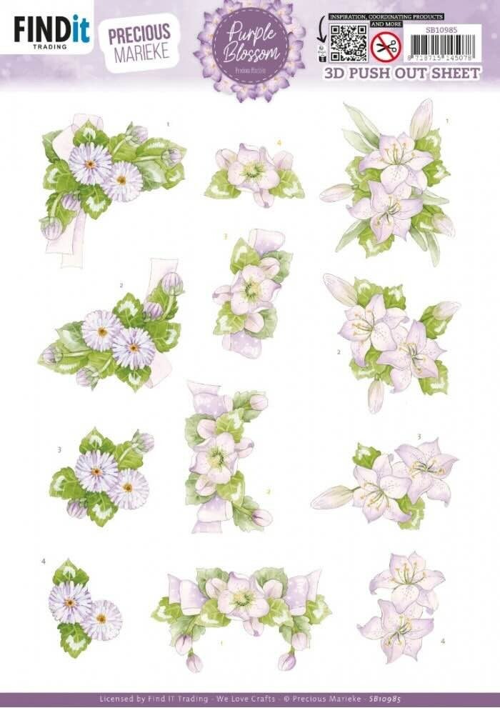 SB10985 purple blossom - amethyst