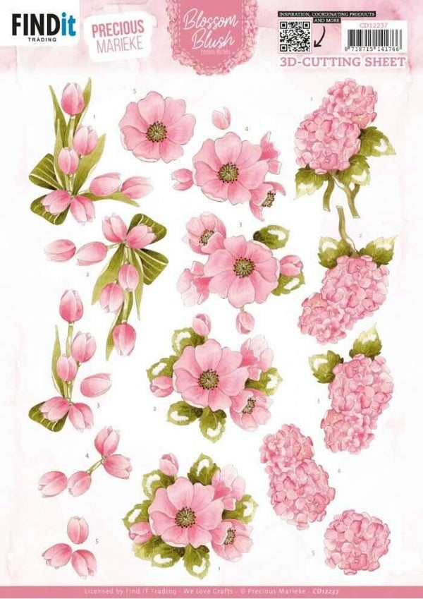 CD12237 blossom blush - bright pink