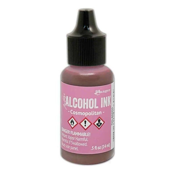 Alcohol ink - cosmopolitan