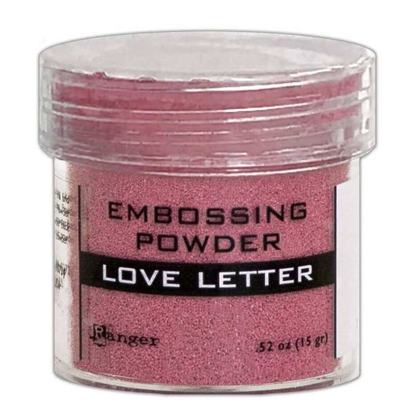 Ranger embossing powder - love letter
