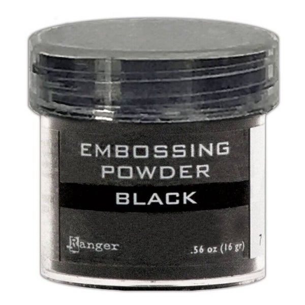 Ranger embossing powder - black