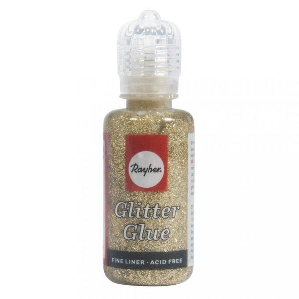 Glitterlijm - metallic goud