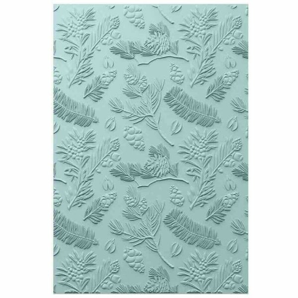666714 3D embossing folder - pines