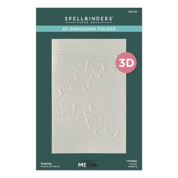 E3D-128 3D embossing folder - spring in Kyoto