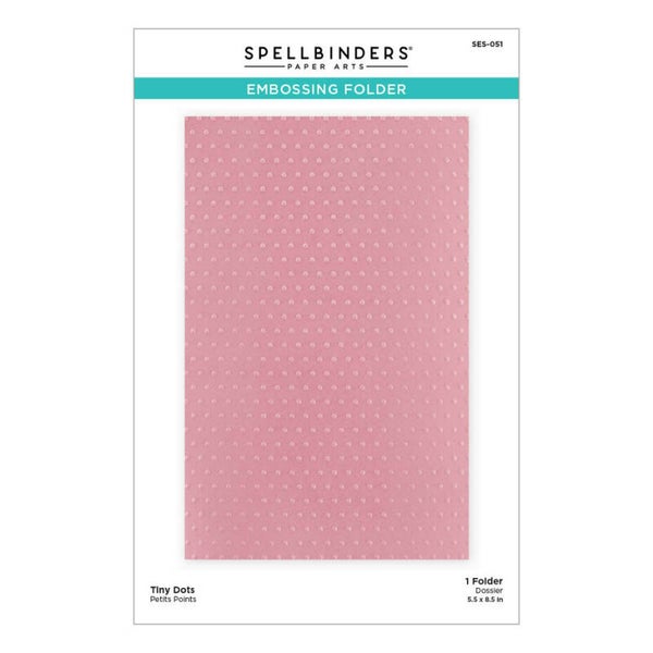 SES-051 embossing folder - tiny dots