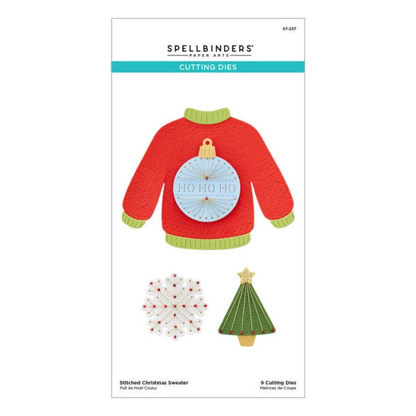 S7-237 stitched christmas sweater