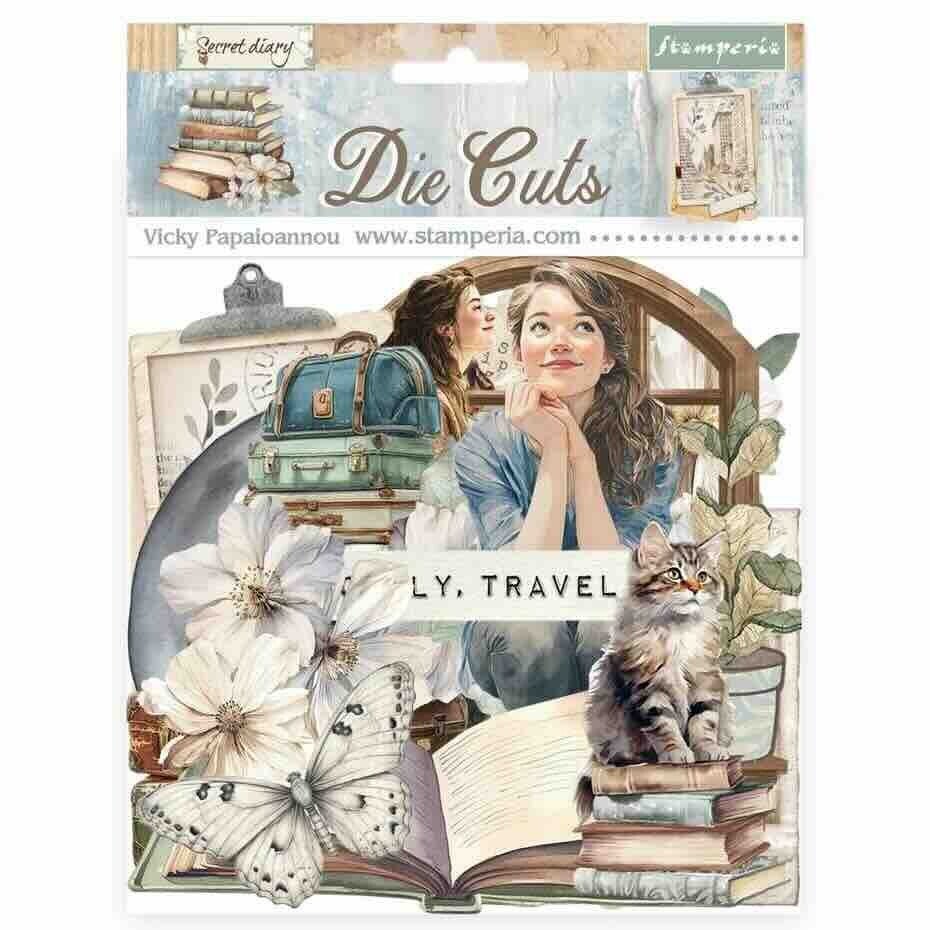 DFLDC128 die-cuts - secret diary