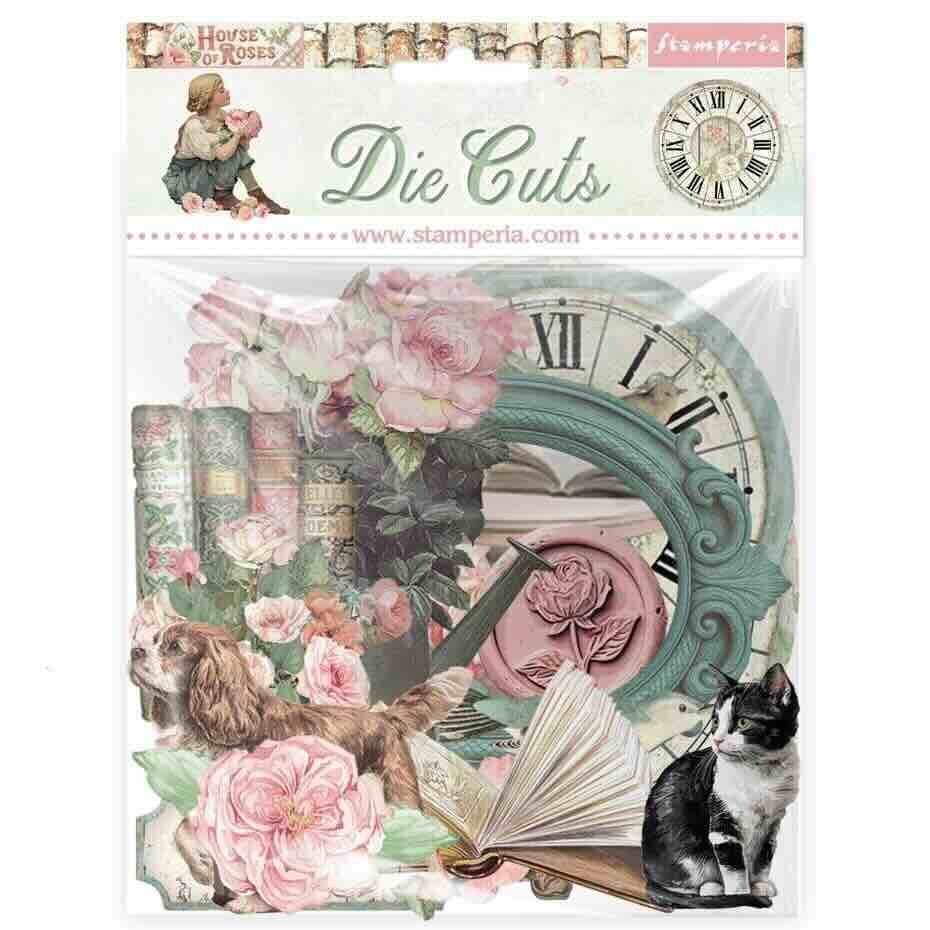 DFLDC132 Die-cuts - house of roses