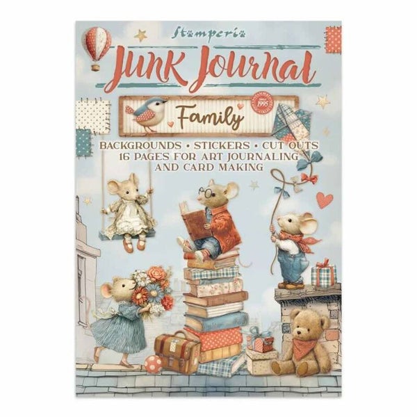 SBJK11 Junk Journal for Art Journaling & Card Making - Family