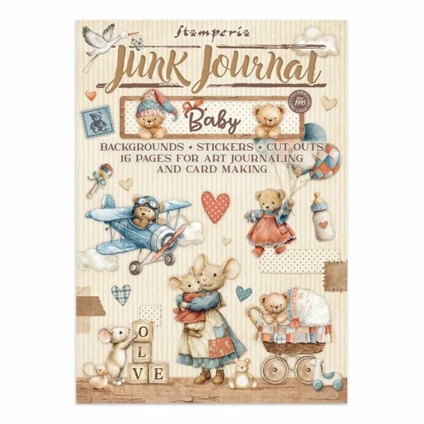SBJK12 Junk Journal for Art Journaling & Card Making - Baby