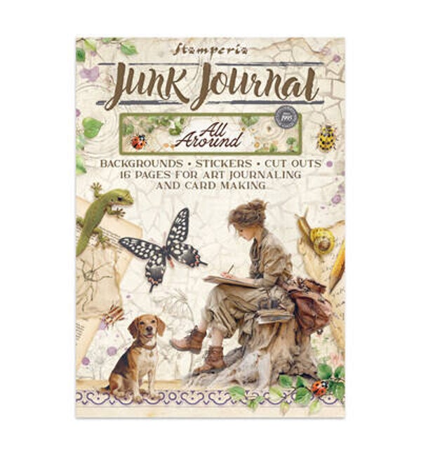 SBJK20 Junk Journal for Art Journaling & Card Making - all around