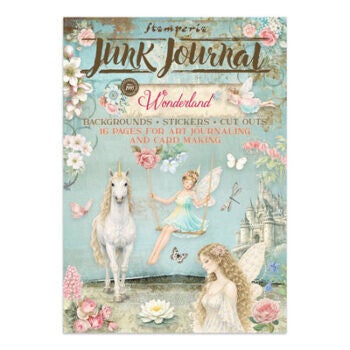 SBJK21 Junk Journal for Art Journaling & Card Making - wonderland