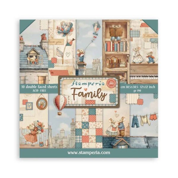 SBBL181 paper pack 30,5 x 30,5 cm - family