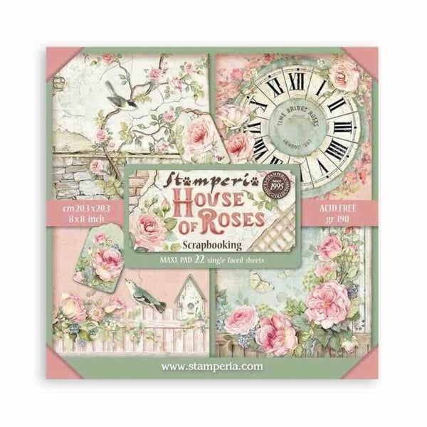 SBBSXB11 paper pack 20 x 20 cm - house of roses maxi