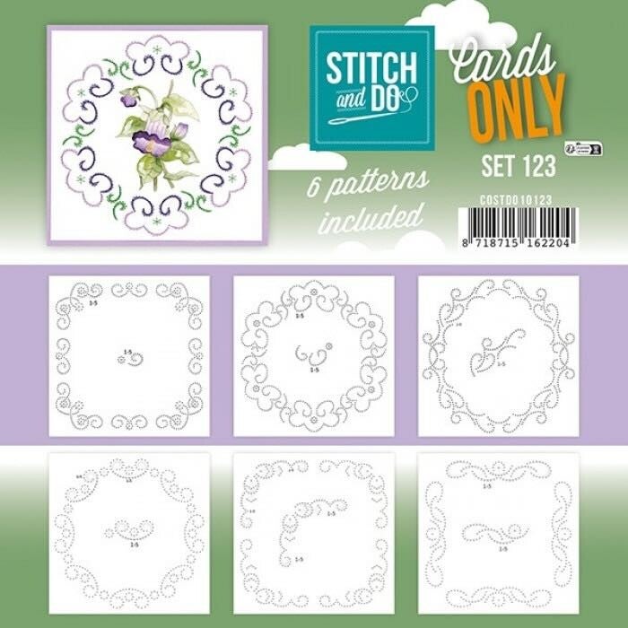 COSTDO10123 stitch & do cards only set nr.123