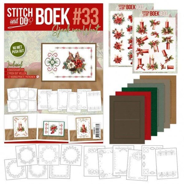 STDOBB033 Stitch & Do book nr.33 - red christmas