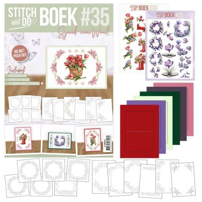 STDOBB035 Stitch & Do book nr.35 - springtime