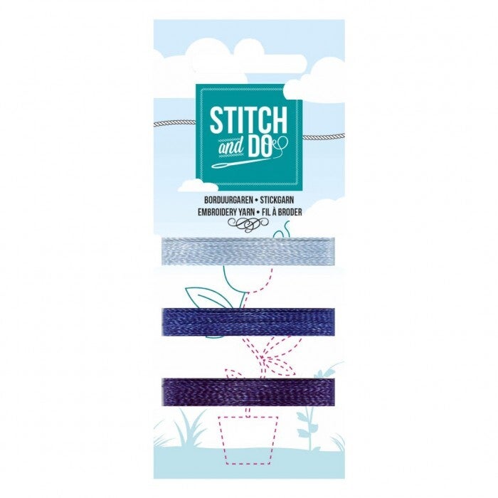 STDOBG055 Stitch & Do mini borduurgarenkaart set nr.55