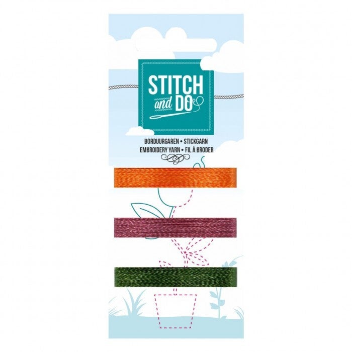 STDOBG057 Stitch & Do mini borduurgarenkaart set nr.57