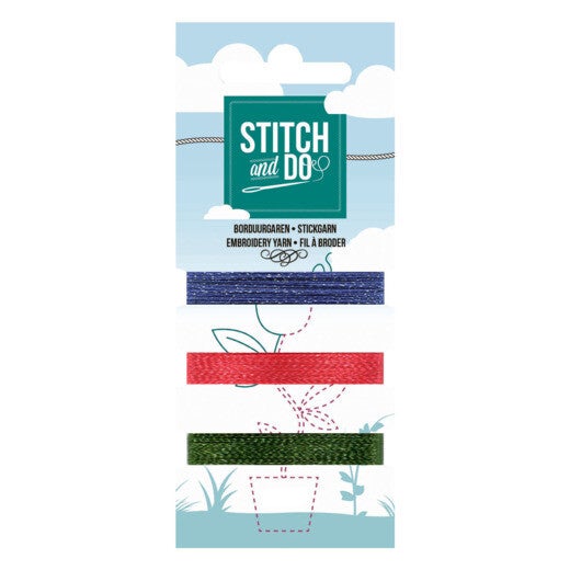 STDOBG061 Stitch & Do  mini borduurgarenkaart set nr.61