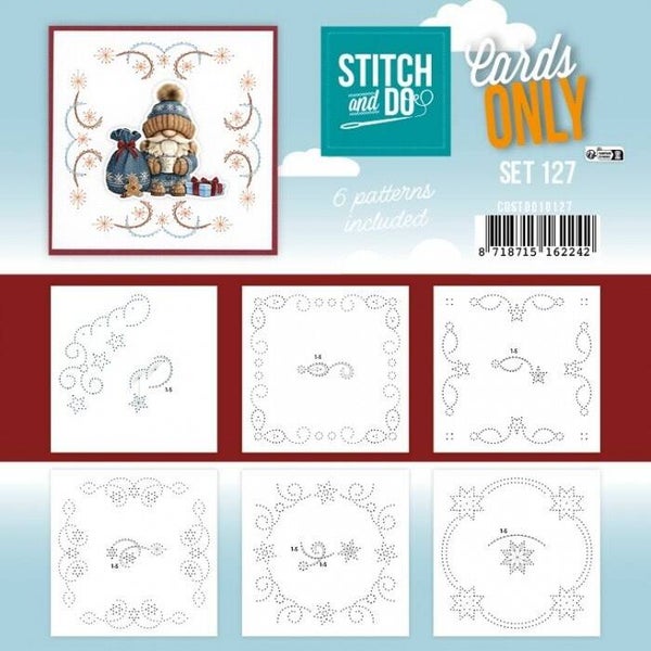 COSTDO10127 stitch & do cards only set nr.127