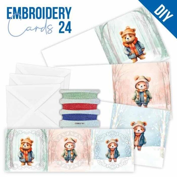 STDOPP024 Stitch & Do Cards set nr.24 - o bear