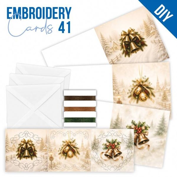 STDOPP041 Stitch & Do Cards set nr.41 - joyful christmas bells