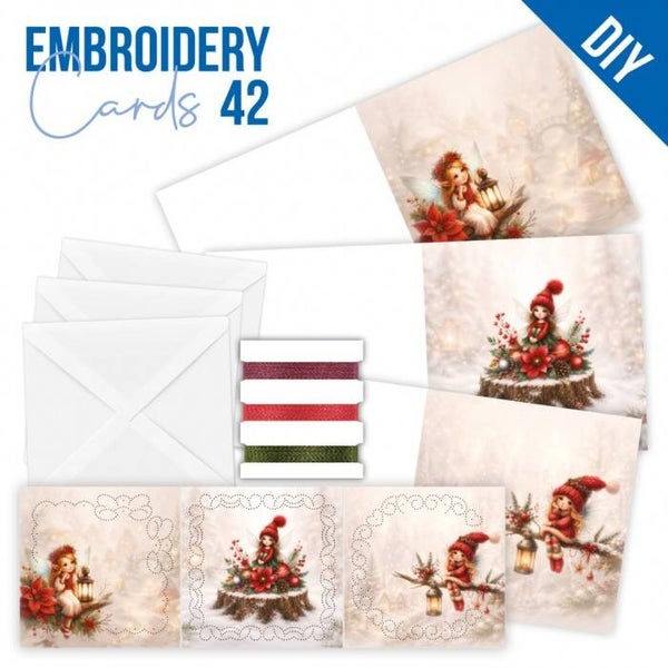 STDOPP042 Stitch & Do Cards set nr.42 - fairy christmas