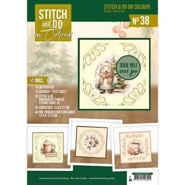 STDOOC10038 Stitch & Do on colour set nr.38 cosy winter
