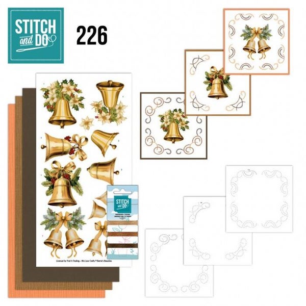 STDO226 stitch & do set nr.226 - glowing christmas