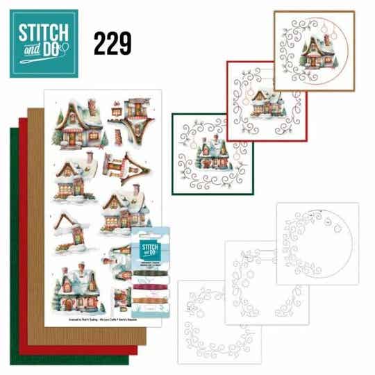 STDO229 stitch & do set nr.229 - falling for christmas