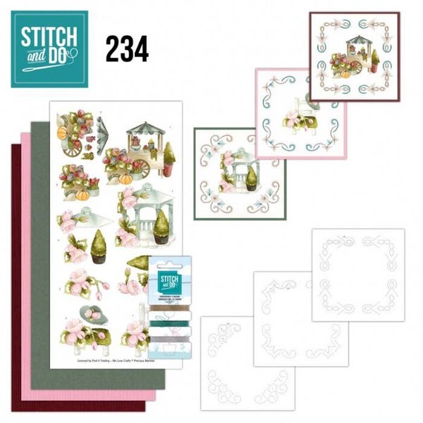 STDO234 stitch & do set nr.234 - flowers everywhere