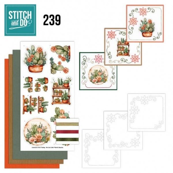 STDO239 stitch & do set nr.239 - plant paradise