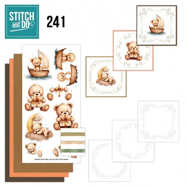 STDO241 stitch & do set nr.241 - teddy
