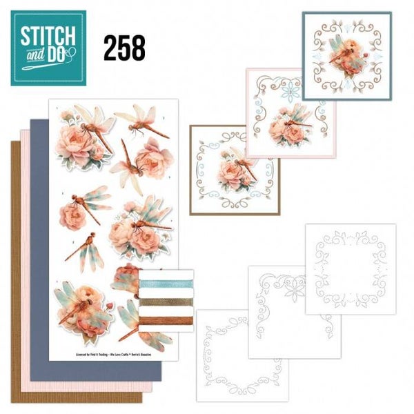STDO258 stitch & do set nr.258 - dragonflies