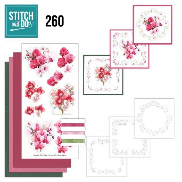 STDO260 stitch & do set nr.260 - floral elegance
