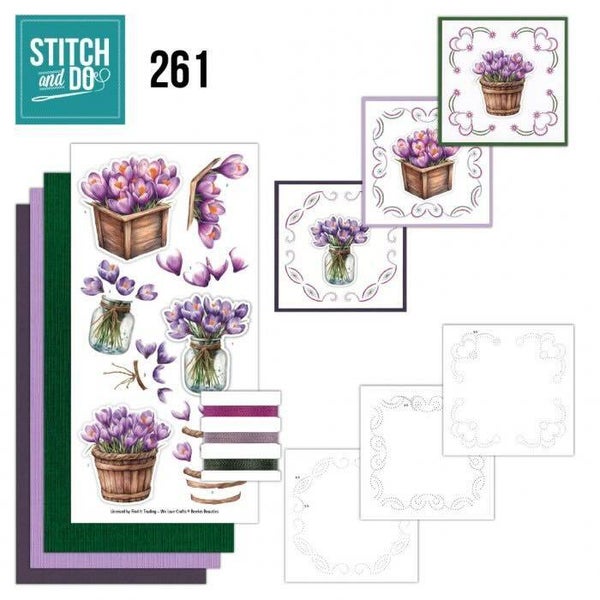 STDO261 stitch & do set nr.261 - first blossoms