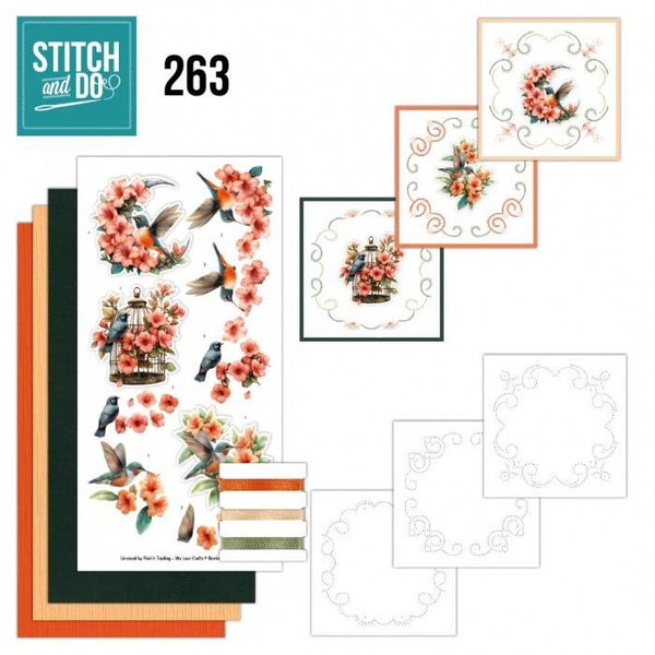STDO263 stitch & do set nr.263 - blooming harmony