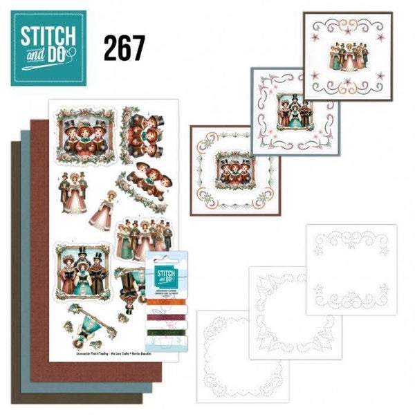STDO267 stitch & do set nr.267 - Victorian christmas tales