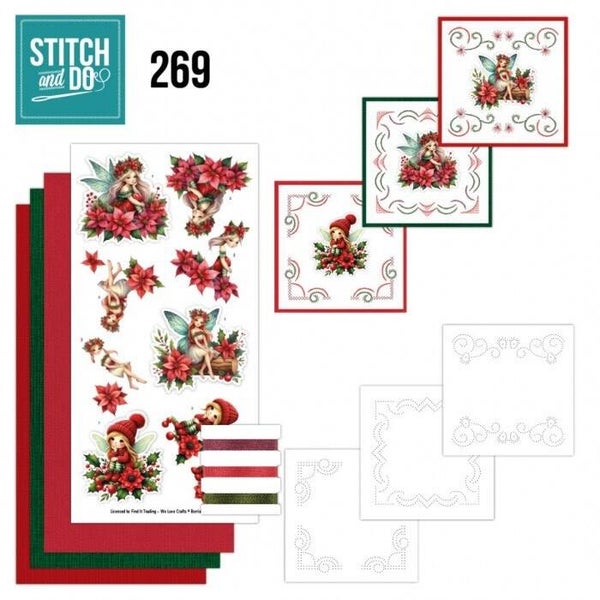 STDO269 stitch & do set nr.269 - fairy christmas