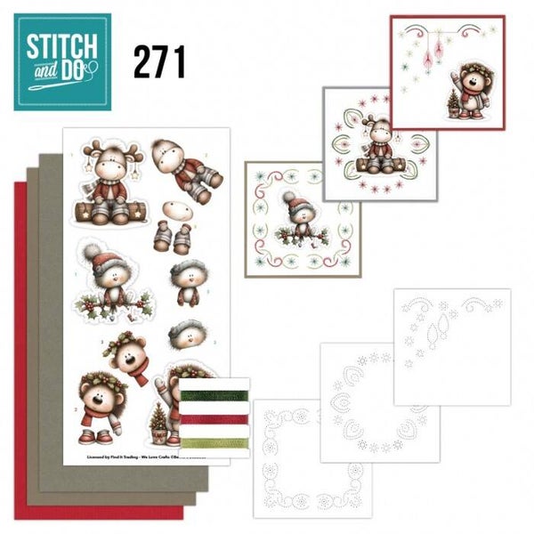 STDO271 stitch & do set nr.271 - whimsical christmas