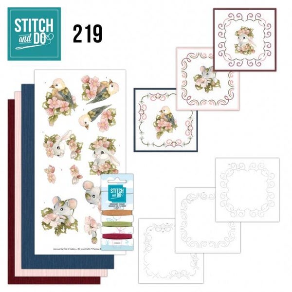 STDO219 stitch & do set nr.219 - all about animals