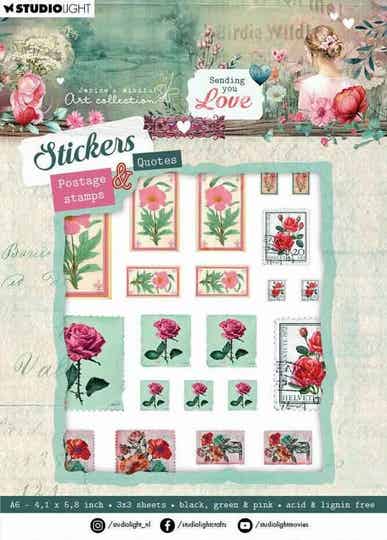 JMA-SYL-STIC36 sticker pad - sending you love
