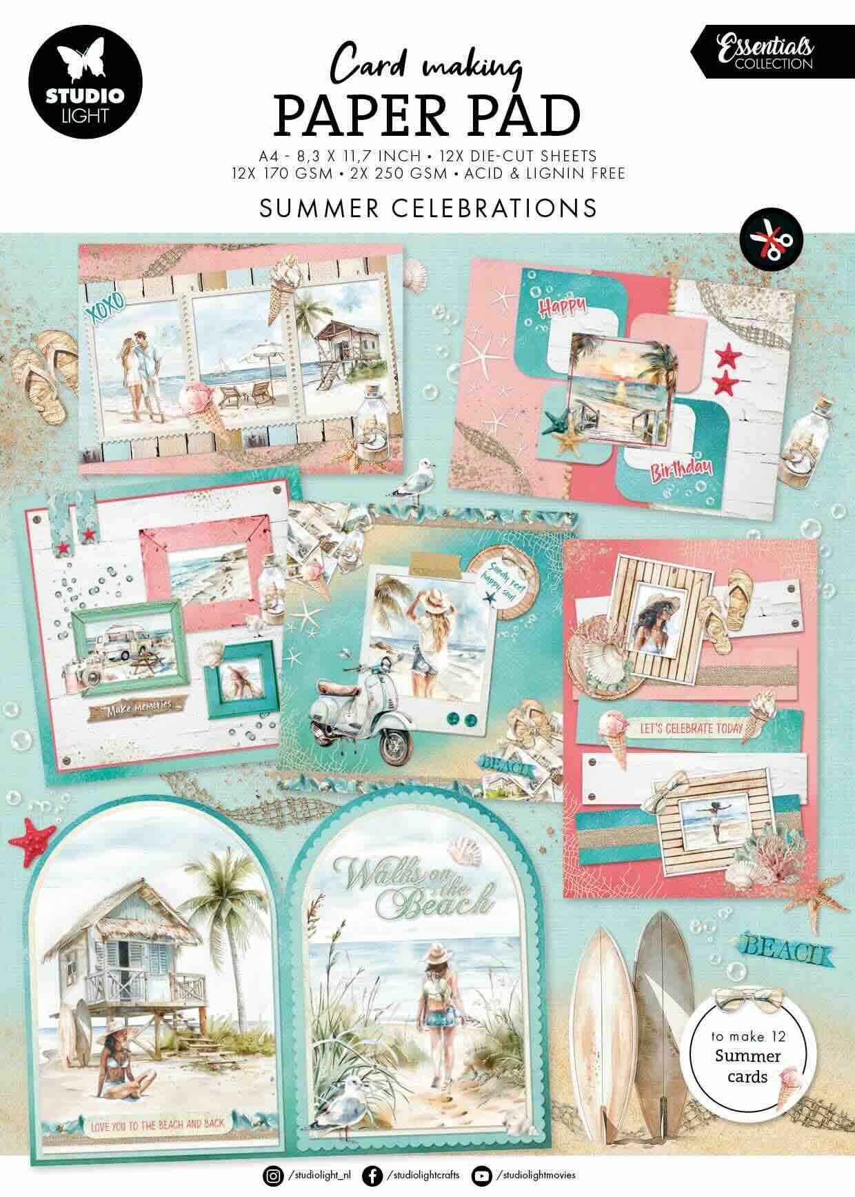 SL-ES-CMP18 card making pad - summer celebration